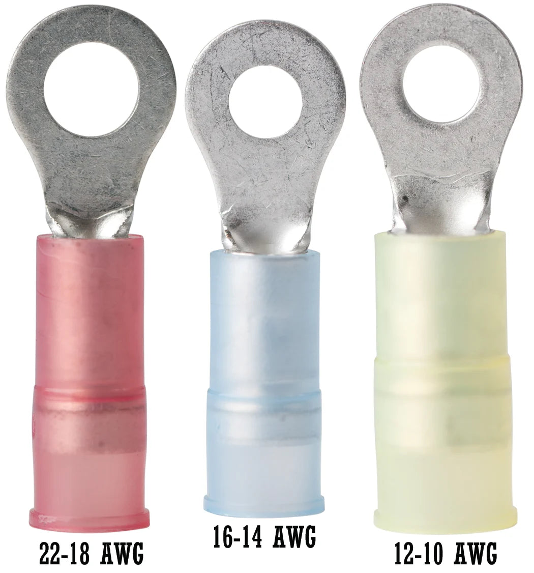 Ancor Nylon Ring Terminal 12-10 AWG #6 - 5 Pack
